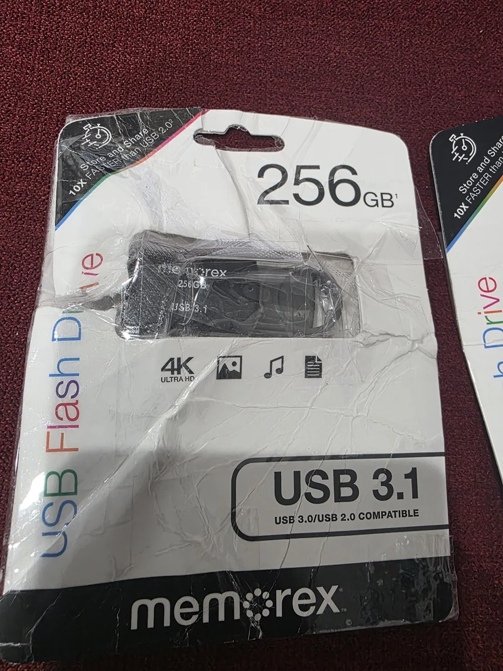 Memorex 256GB USB 3.1 Flash Drive - Black